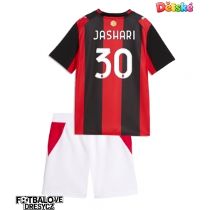 AC Milan Ardon Jashari #30 Dětské Domácí dres komplet 2026-27 Krátký Rukáv (+ trenýrky)